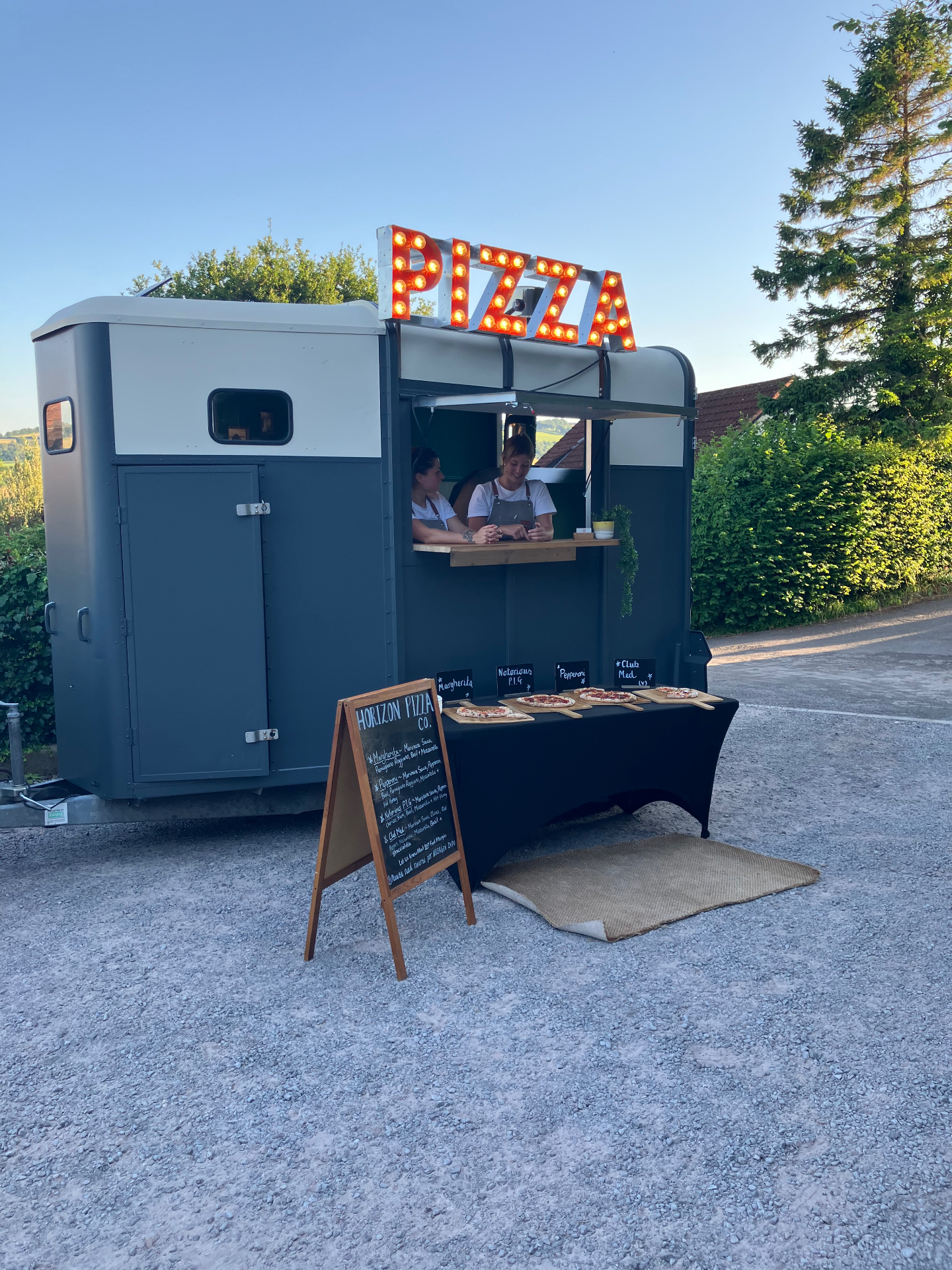 Horizon Pizza Co. at an event